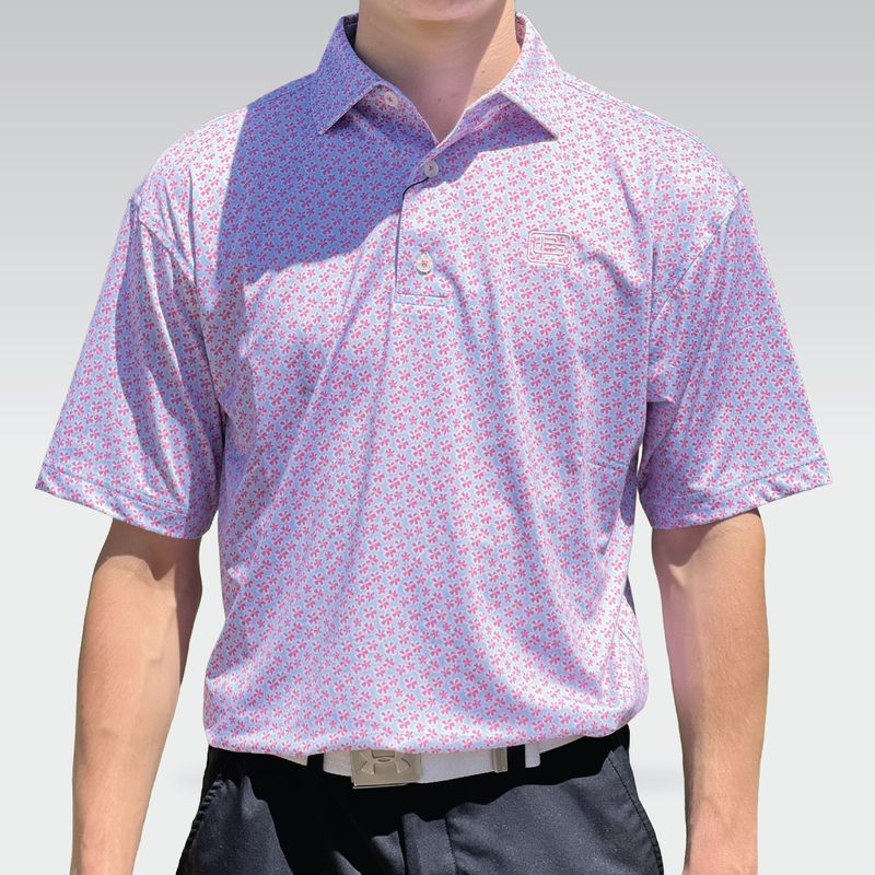 FJ CA Floral Sketch - 34342 Pink Lemonade/Skyway