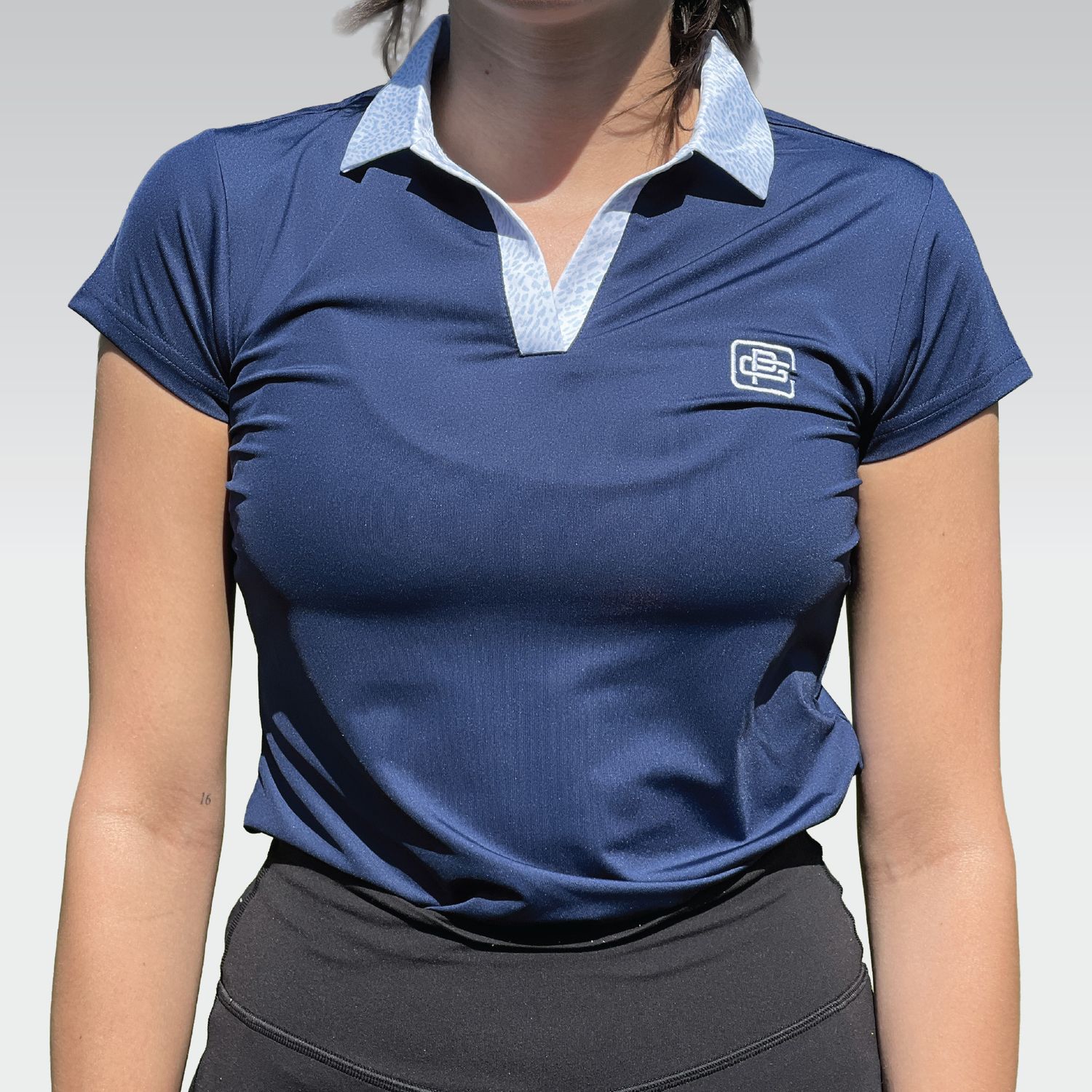 FJ W Cap Sleeve - 33418 Navy/Skyway