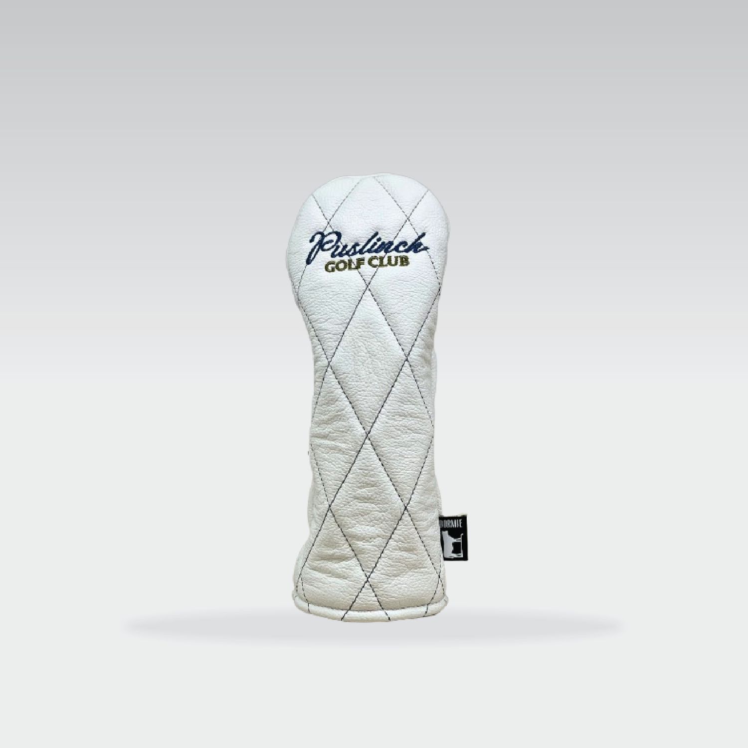Dormie Quilted Wood Cover - White/Navy, Size: Fairway Wood