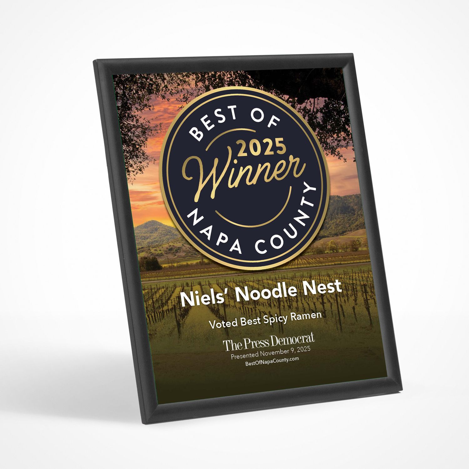 Crystal Keepsake Plaque