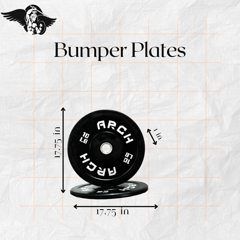 Black Rubber Bumper Plates, Size: 10lb
