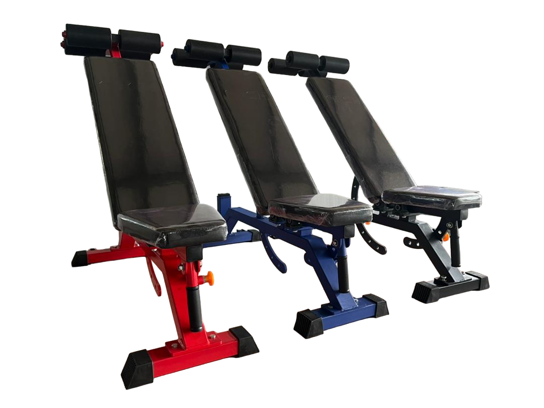 AF 100 Series Decline Bench, Colour: Red