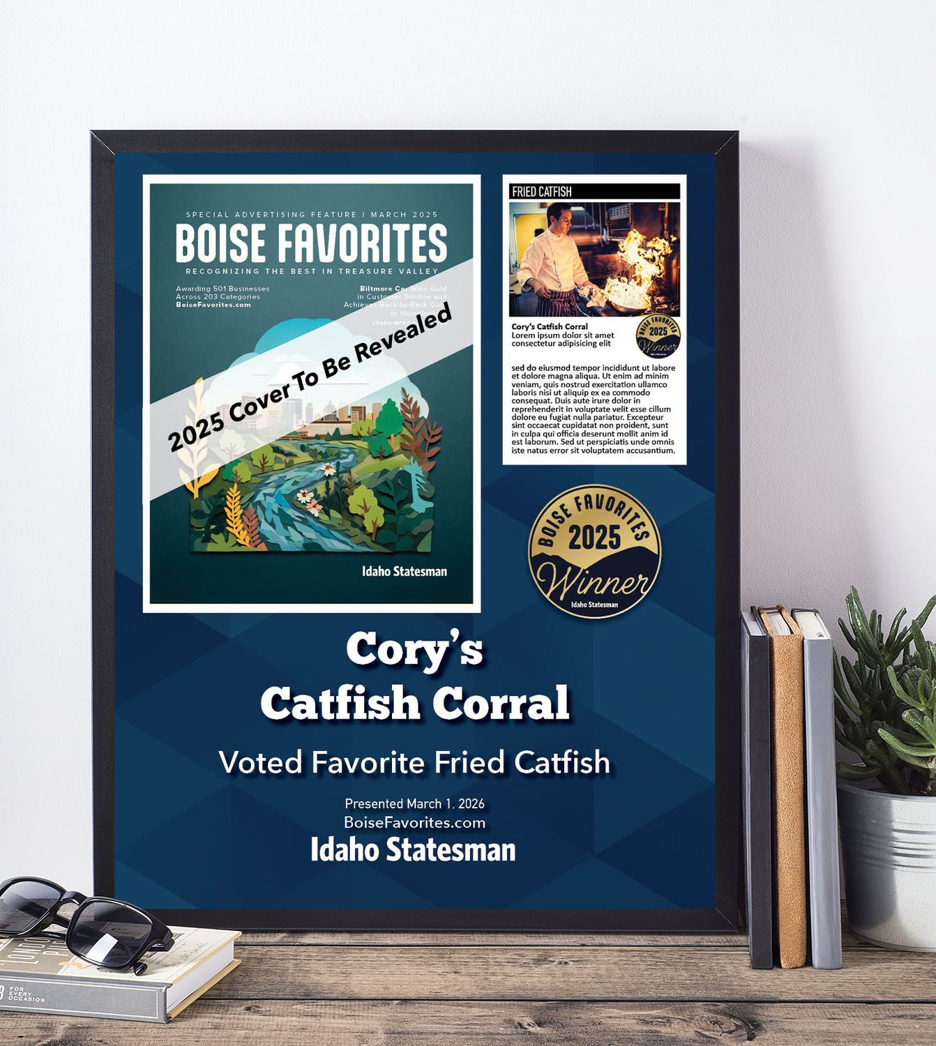 Winner's Cover Premium Plaque