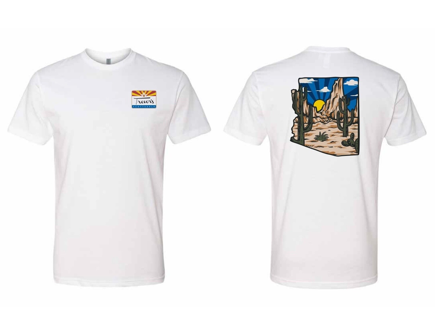 Trevors AZ Scottsdale Logo Heather Grey Shirt