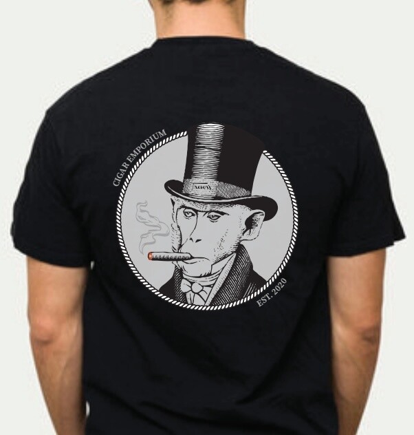 Trevors Cigar Emporium Black Shirt