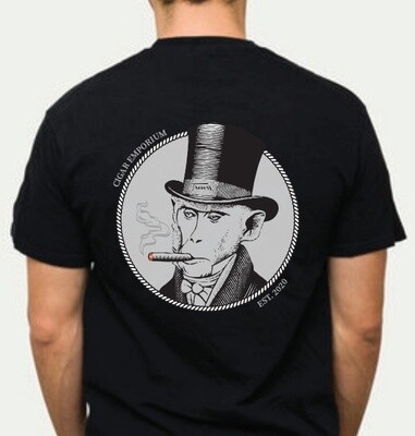 Trevors Cigar Emporium Black Shirt