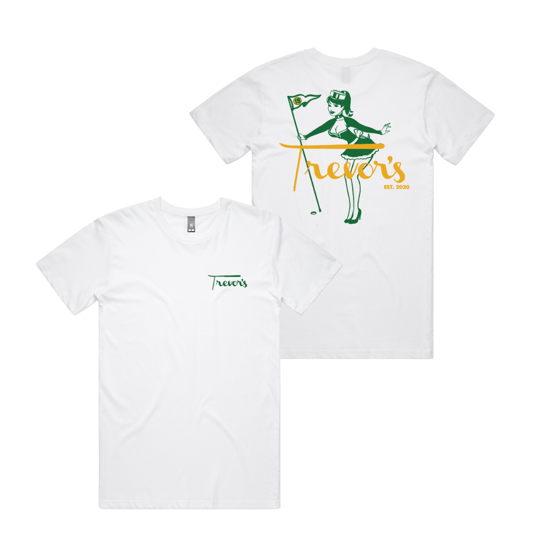 White WMO Cigar Girl Shirt