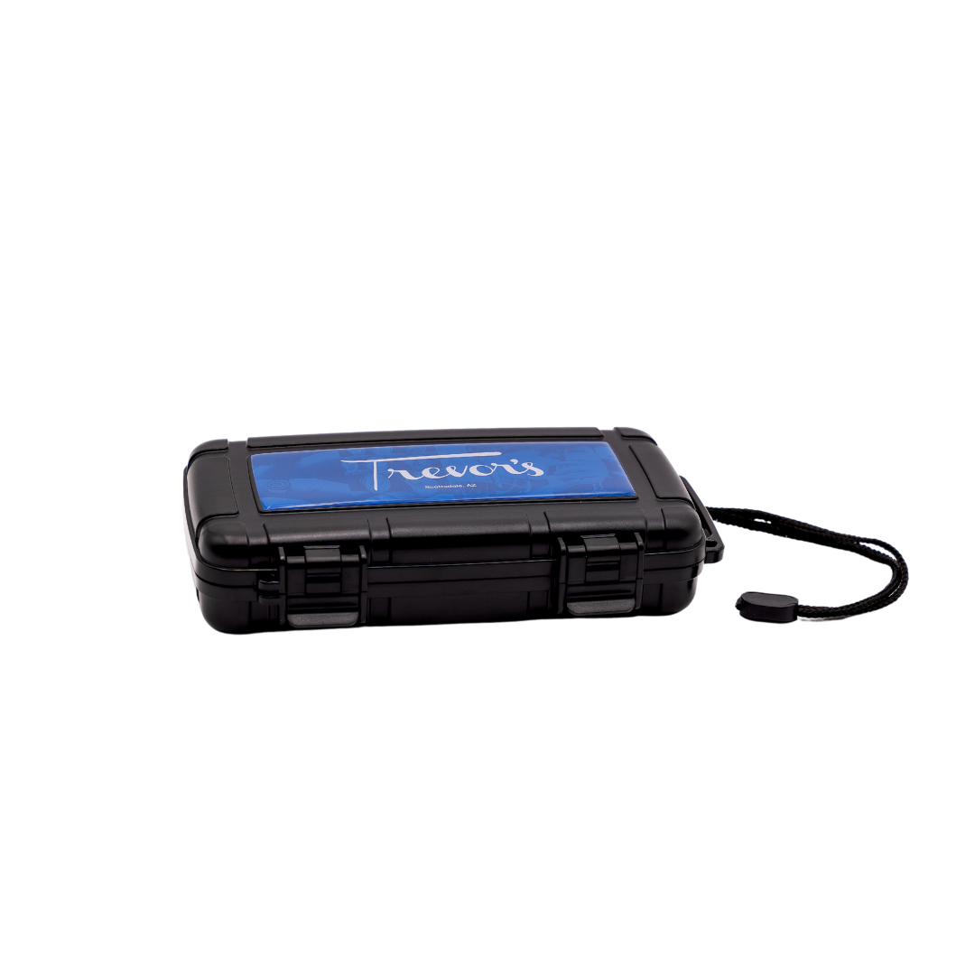 Trevors Vertigo Black 5ct Travel Humidor