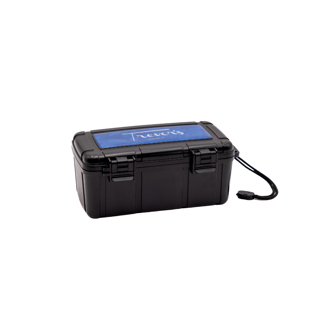 Trevors Vertigo Black 15ct Travel Humidor