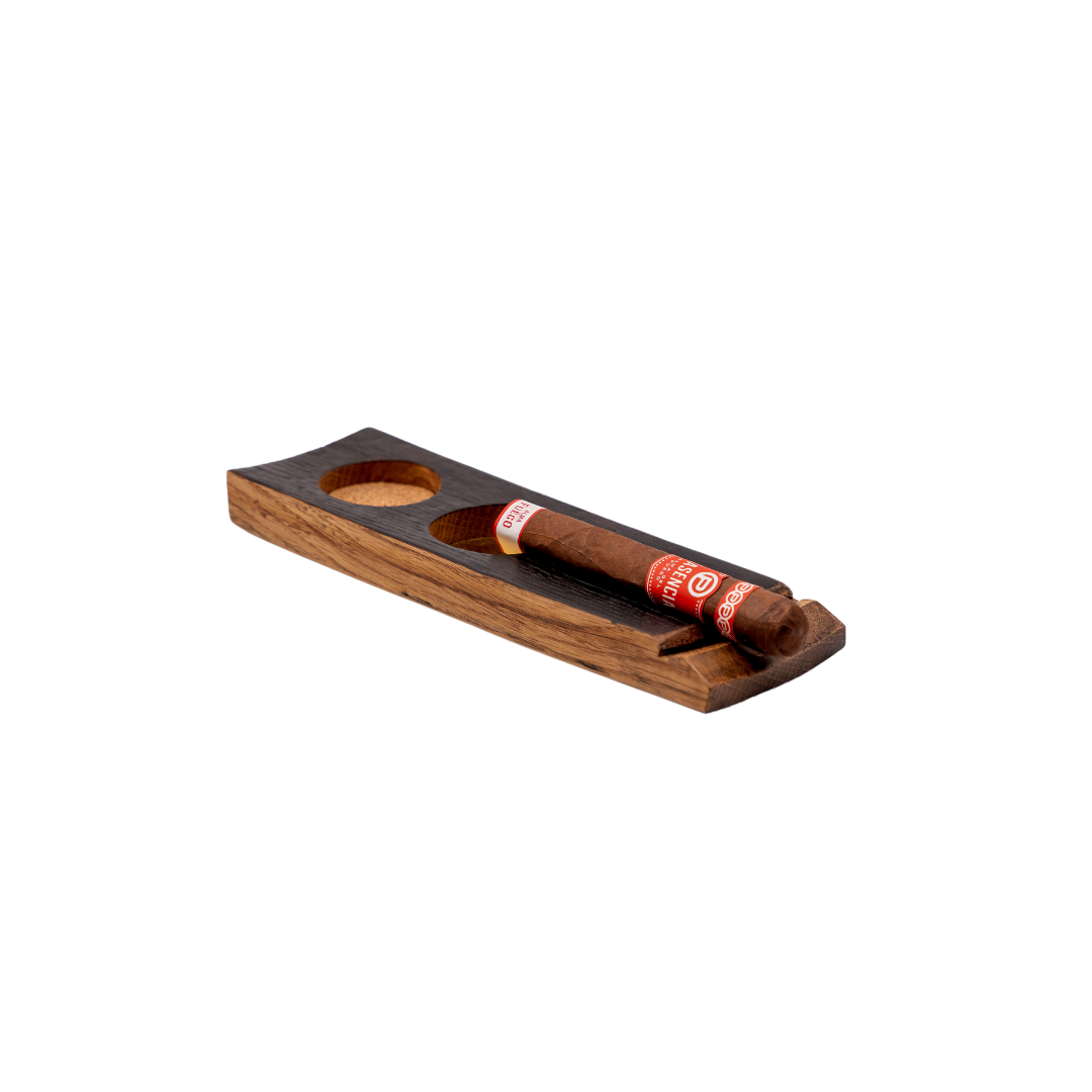 Desert Barrel Cigar Ashtray W/Rest