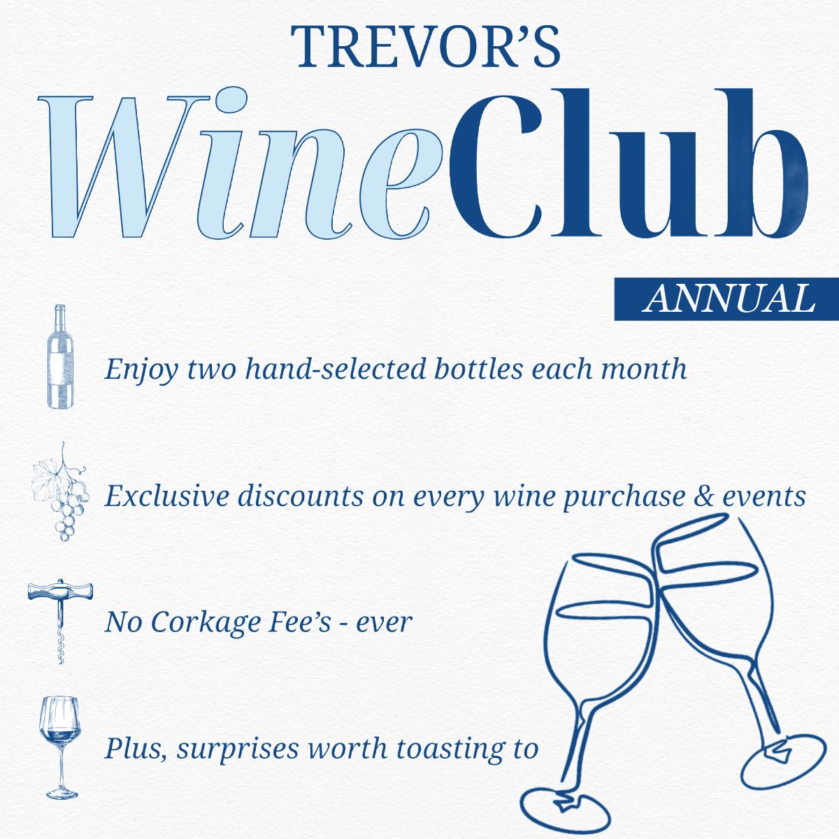 Trevor’s Wine Club – Annual Membership