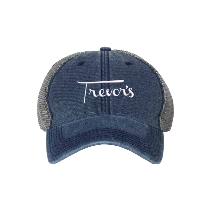 Trevors Blue Trucker Hat