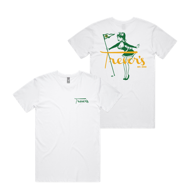 White WMO Cigar Girl Shirt