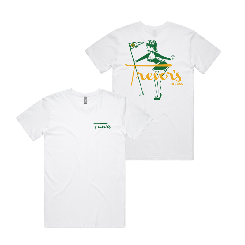 White WMO Cigar Girl Shirt