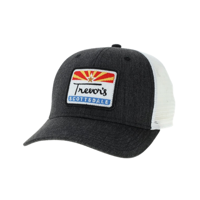 Melange AZ Flag Black/White Snap Back Hat