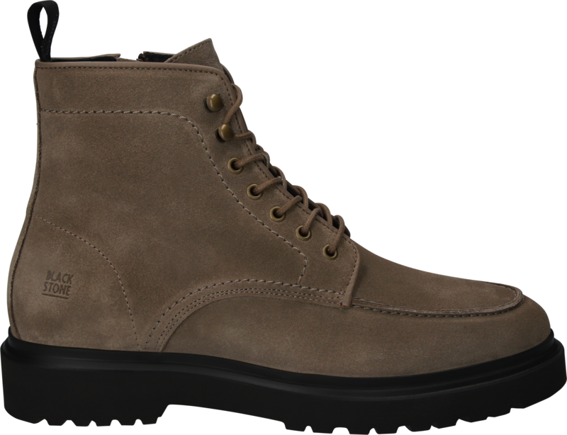 Blackstone schoen hoog zand uni suede