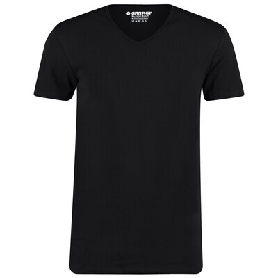 garage BIO-COTTON Bodyfit 2-pack T-shirt V-neck s/sl
