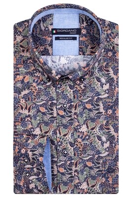 Giordano shirt flower print groen mk