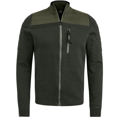 Vanguard Zip jacket cotton bonded mouline