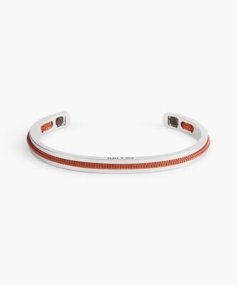 Pig & Hen armband navarch 6mm red/silver