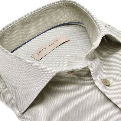 John Miller Shirts Plain:Overhemd