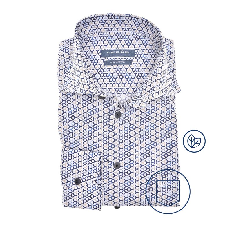 Ledub Shirts Plain:Overhemd Ledub Shirts Plain:Overhemd