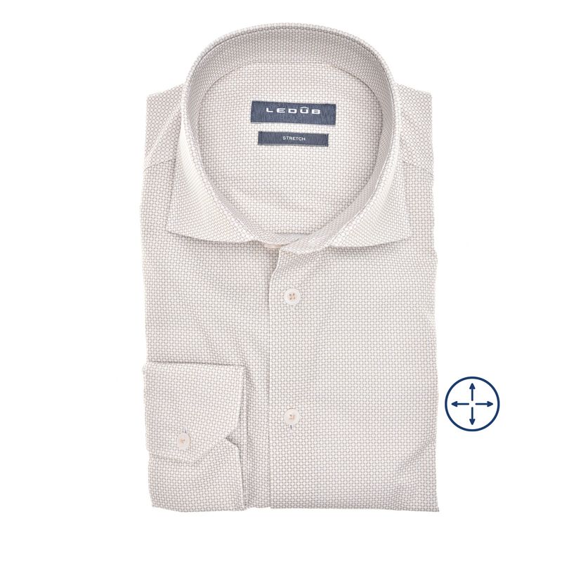 Ledub Shirts Plain:Overhemd Ledub Shirts Plain:Overhemd