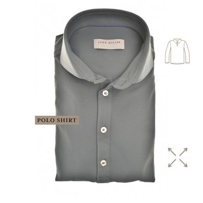 John Miller Shirts Plain:Polo shirt