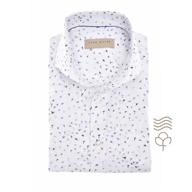 John Miller Shirts Print:Overhemd