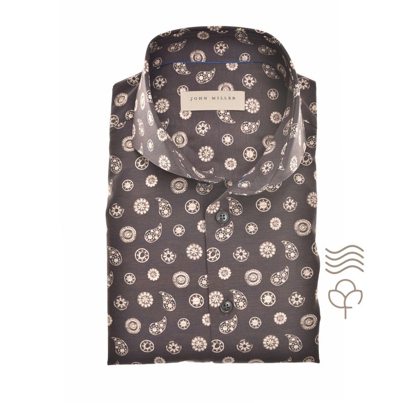John Miller Shirts Print:Overhemd