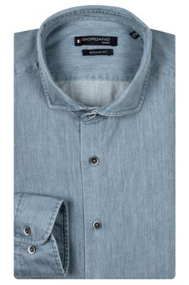 Giordano Row, LS Cutaway Colourful Twill