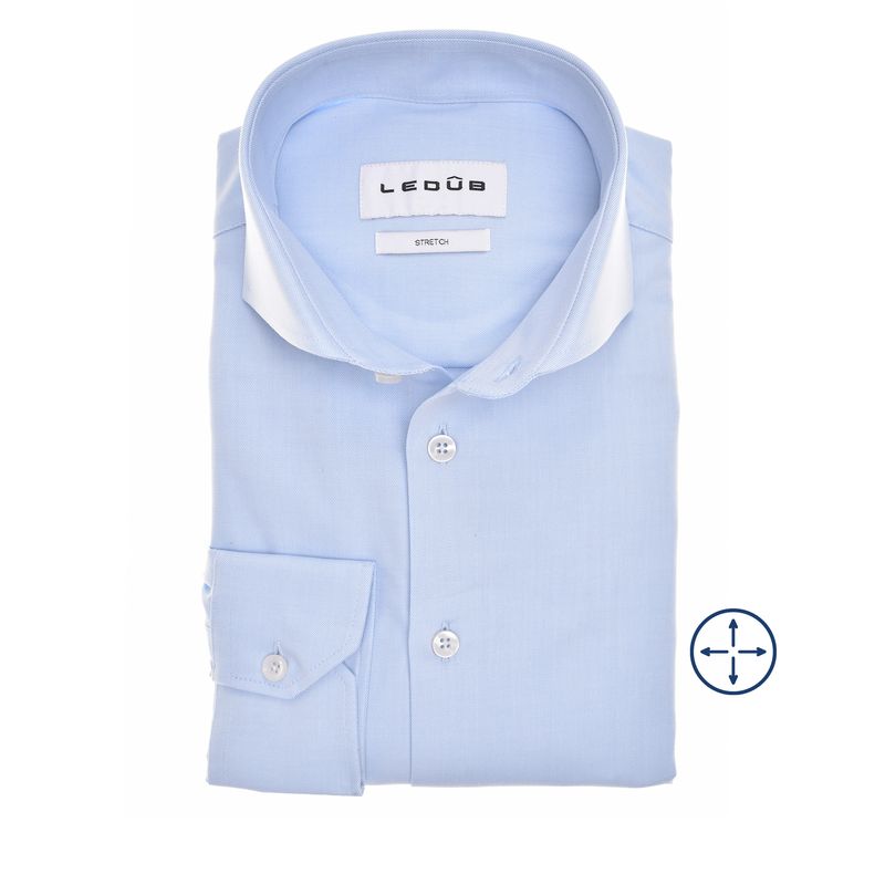 Ledub Shirts Plain:Overhemd Ledub Shirts Plain:Overhemd