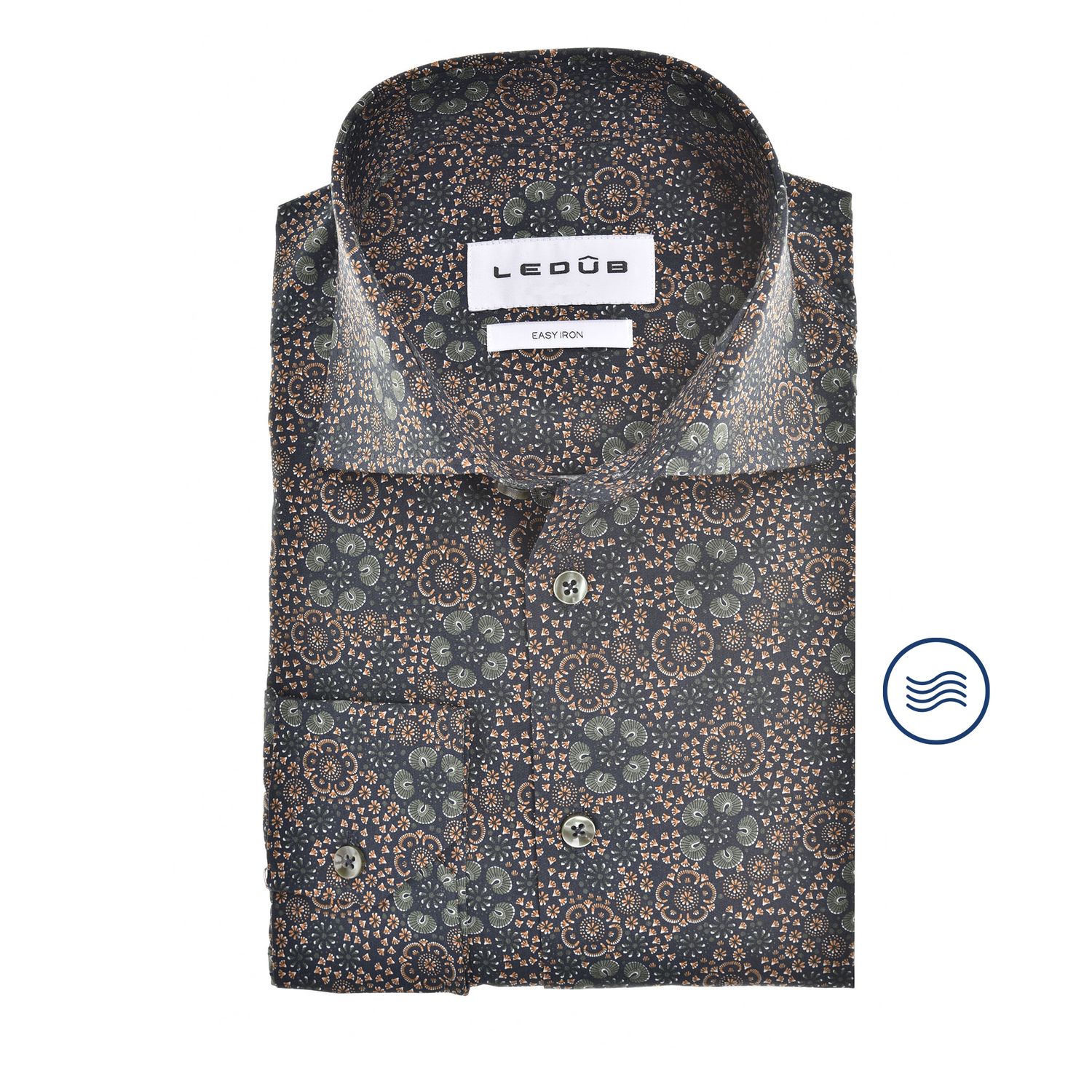 Ledub Shirts Print:Overhemd