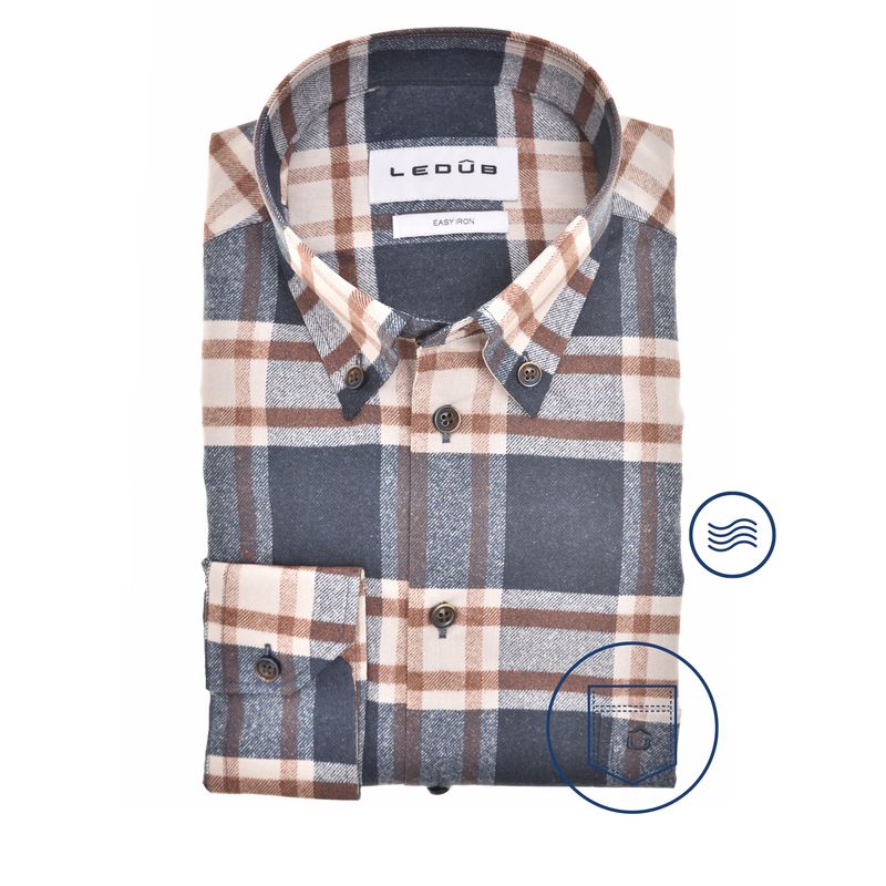 Ledub Shirts Check:Overhemd