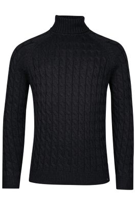 Baileys High Neck Pullover  all-over cable k