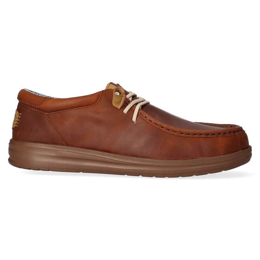 heydude Wally Grip Craft Leather Brown
