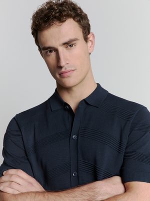 No Excess Pullover Short Sleeve Full Button P