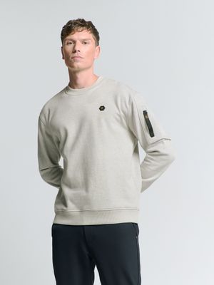 No Excess Sweater Crewneck Melange