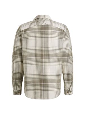 Cast Iron Long Sleeve Shirt Check weave YD