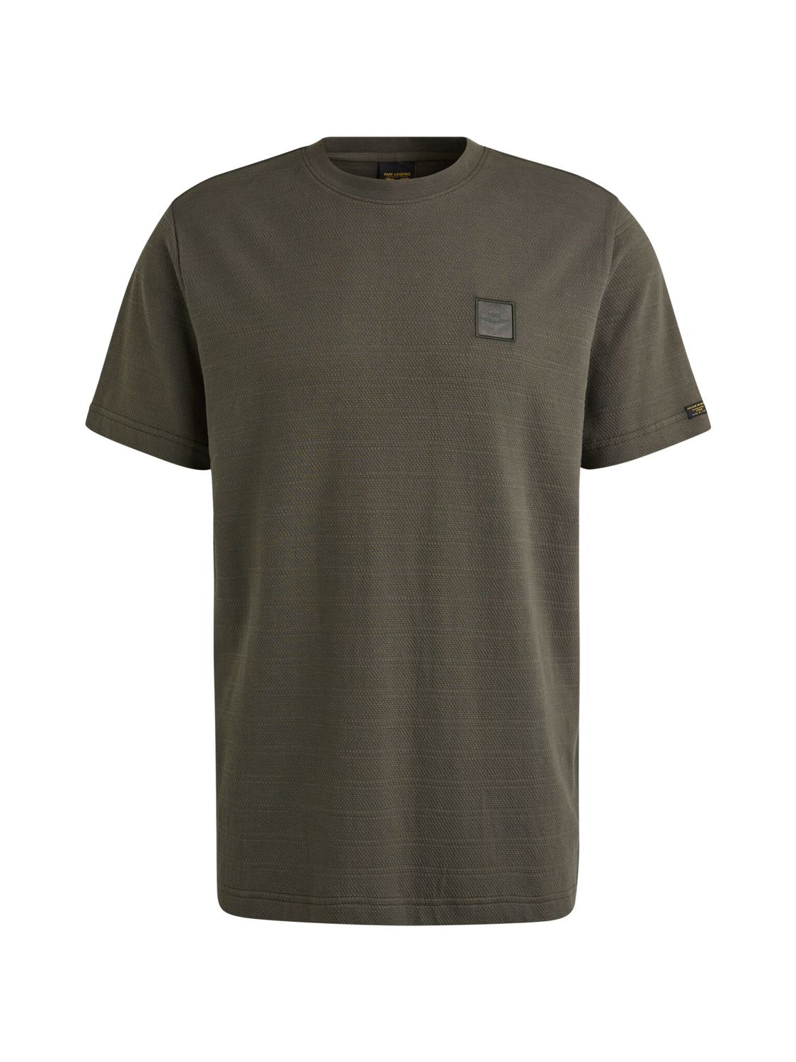 PME Legend Short sleeve r-neck jacquard strip