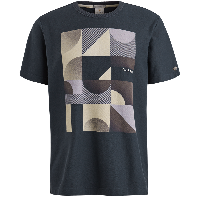 Cast Iron Short sleeve r-neck regular fit tw