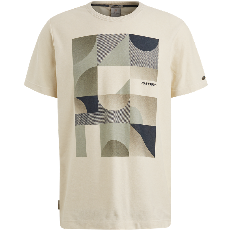 Cast Iron Short sleeve r-neck regular fit tw