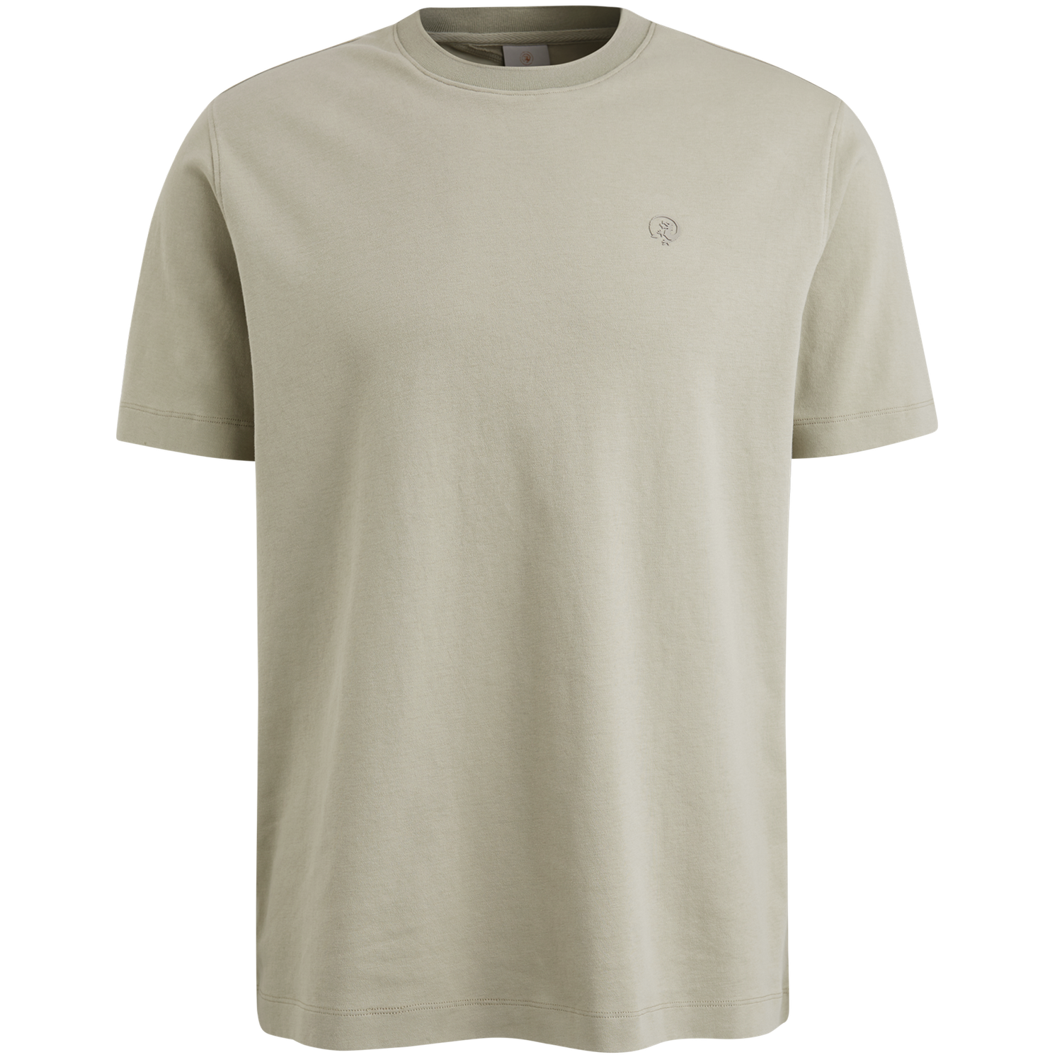 Cast Iron Short sleeve r-neck regular fit in