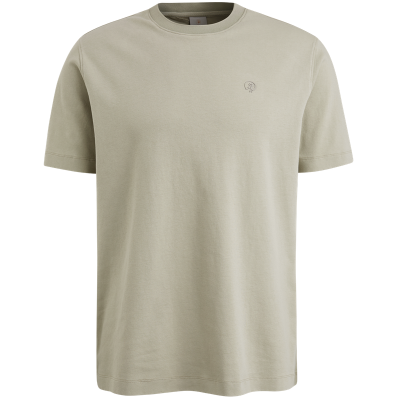 Cast Iron Short sleeve r-neck regular fit in