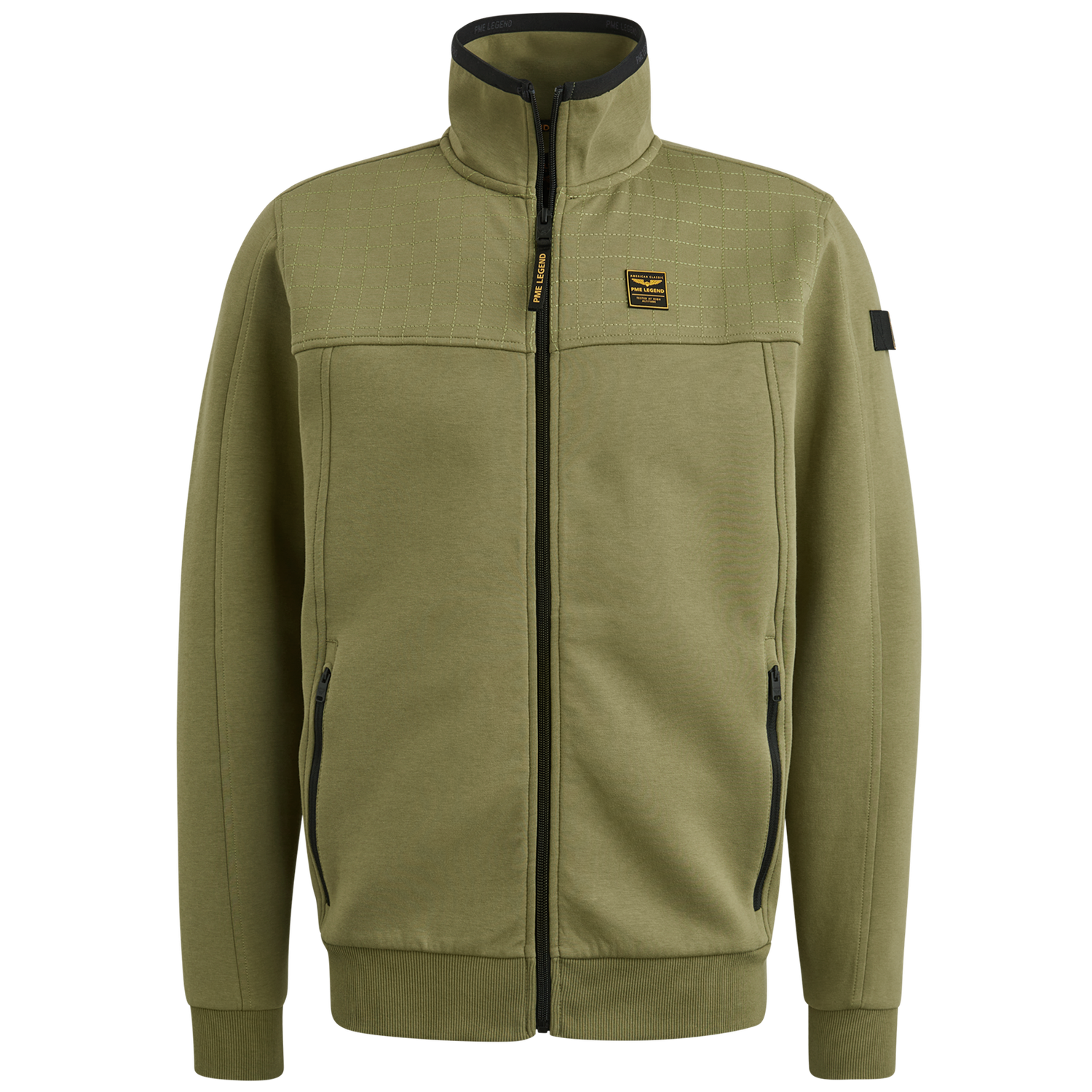 PME Legend Zip jacket spacer look sweat