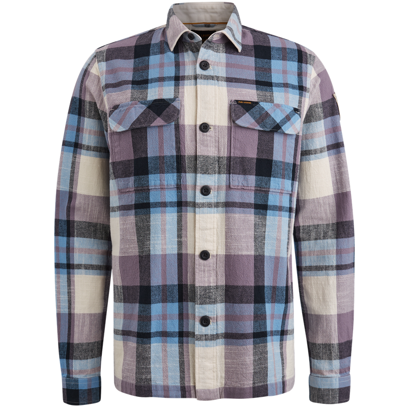PME Legend Long Sleeve Shirt Slub Yarn Dyed C