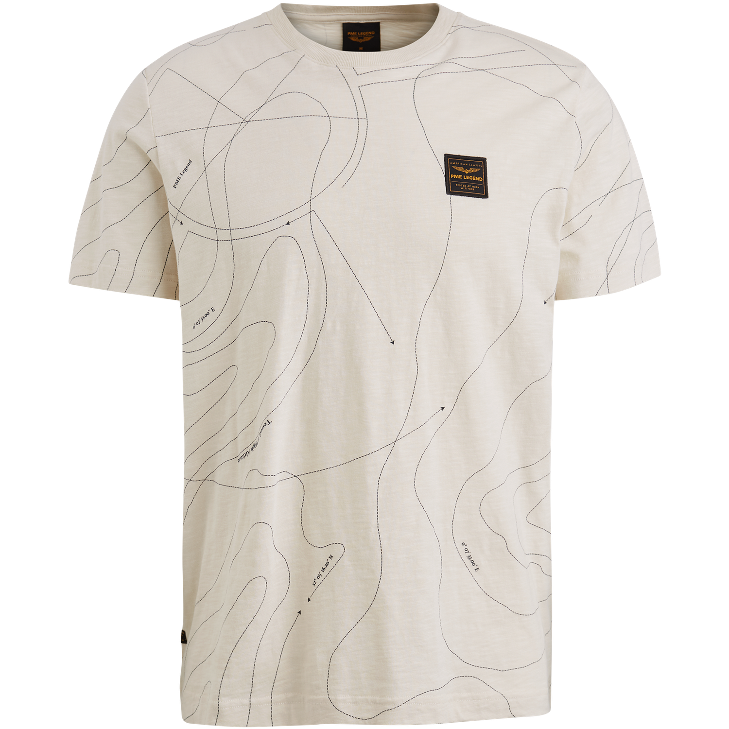 PME Legend Short sleeve r-neck slub jersey pa