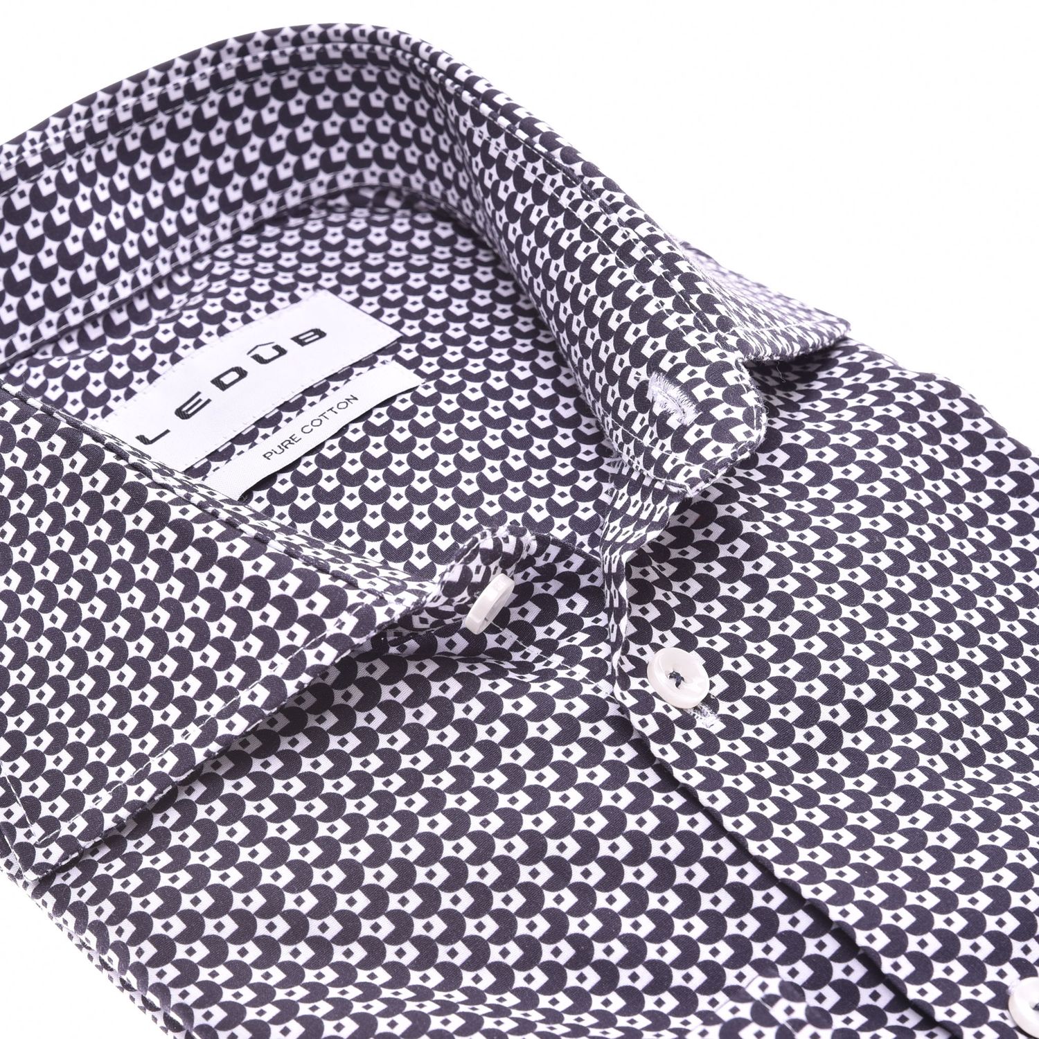 Ledub Shirts Print:Overhemd