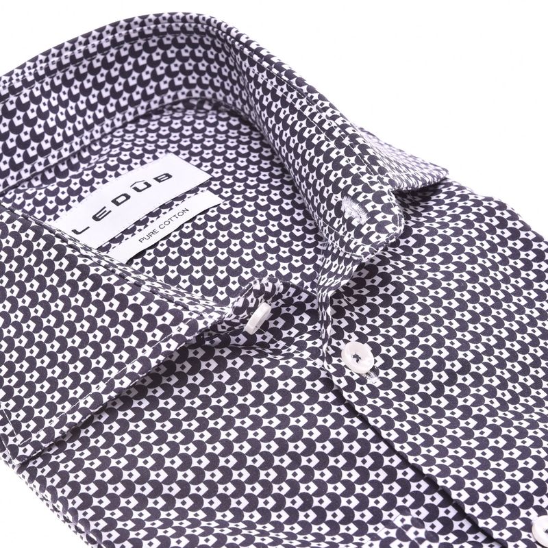 Ledub Shirts Print:Overhemd