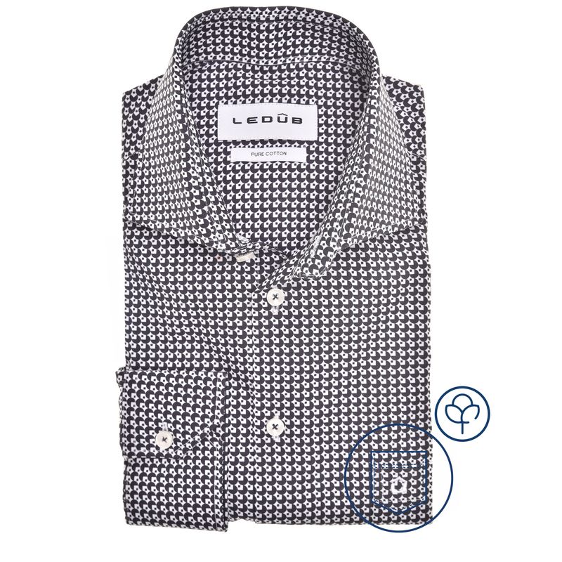 Ledub Shirts Print:Overhemd